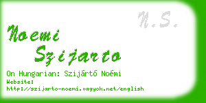 noemi szijarto business card